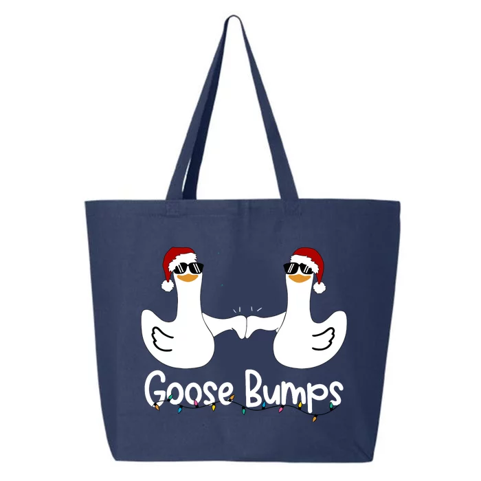 Funny Goose Bump Goosebumps Farm Life Country Christmas 25L Jumbo Tote