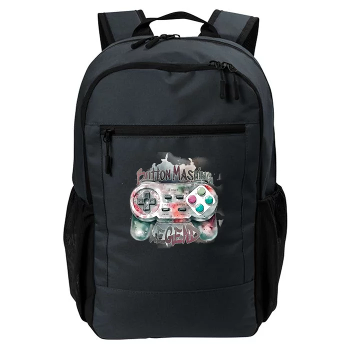 Funny Gamer Button Mashing Legend Daily Commute Backpack