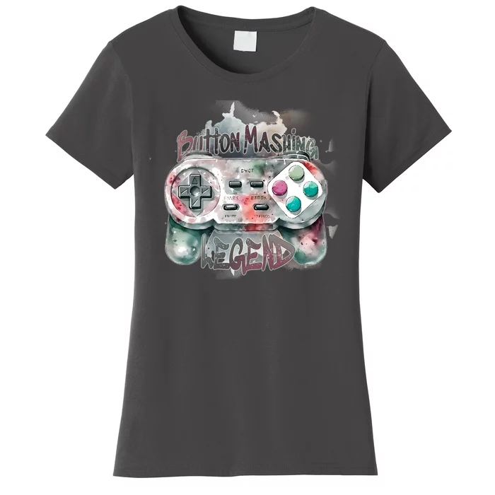 Funny Gamer Button Mashing Legend Women's T-Shirt