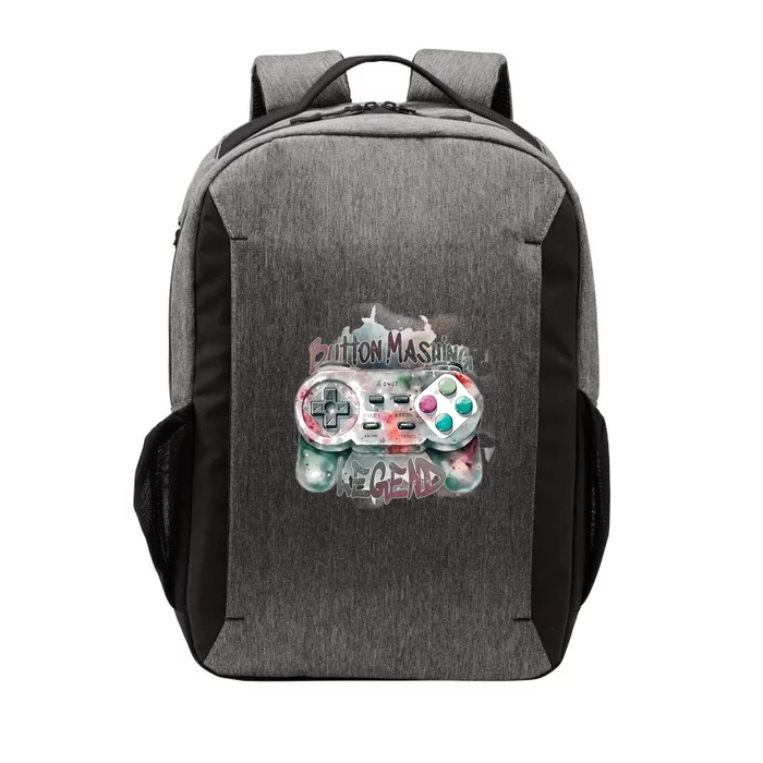 Funny Gamer Button Mashing Legend Vector Backpack