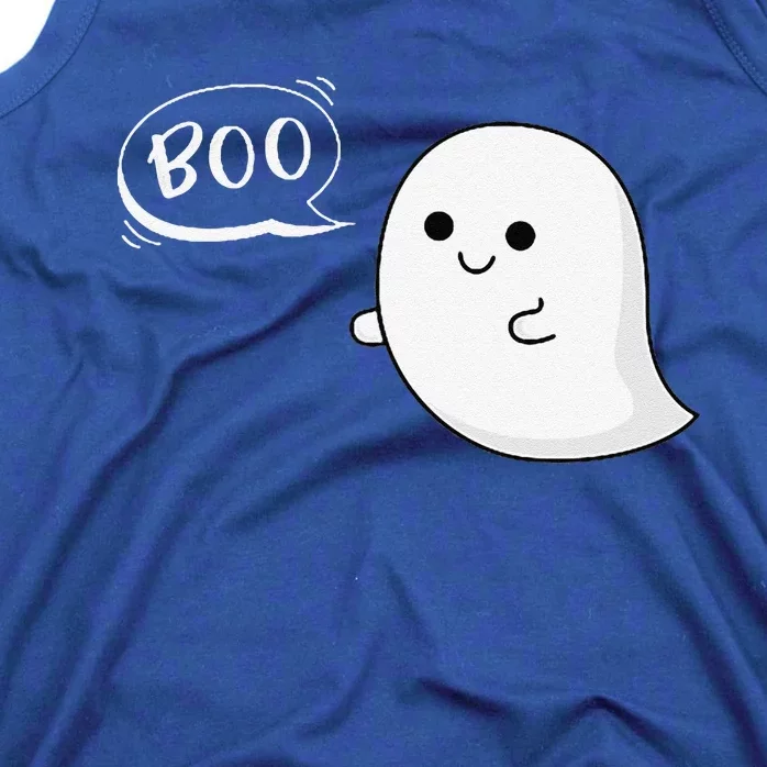 Flying Ghost Boo Halloween Cute Costume Tank Top