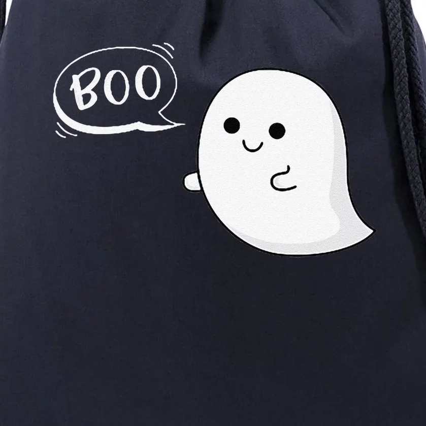 Flying Ghost Boo Halloween Cute Costume Drawstring Bag