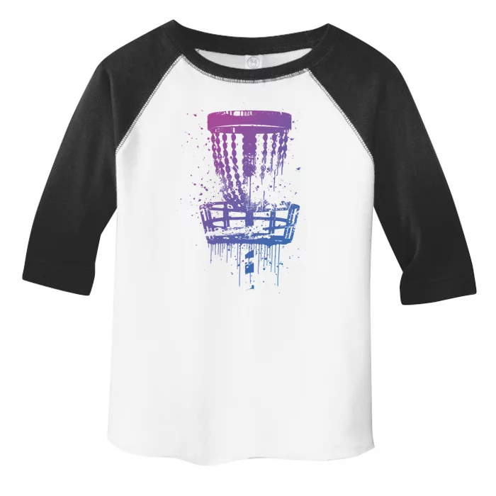 Frisbee Golf Basket Chainz Frolf Course Disc Golf Basket Gift Toddler Fine Jersey T-Shirt