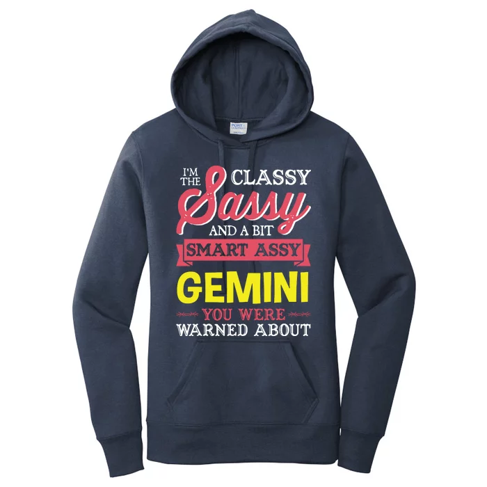 Funny GEMINI Birthday Zodiac Sign Classy Women's Pullover Hoodie