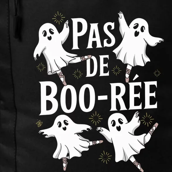 Funny Ghost Ballet Pas De Boo Halloween Dance Daily Commute Backpack