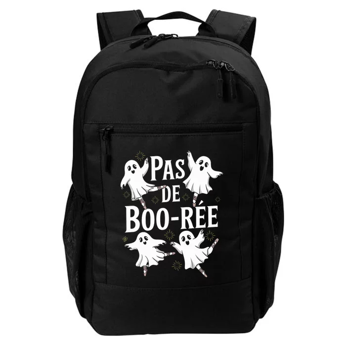 Funny Ghost Ballet Pas De Boo Halloween Dance Daily Commute Backpack