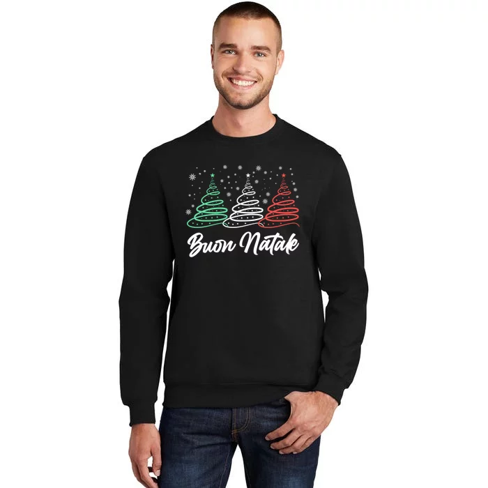 Funny Gift Buon Natale Italy Pride Xmas Holiday Italian Christmas Sweatshirt