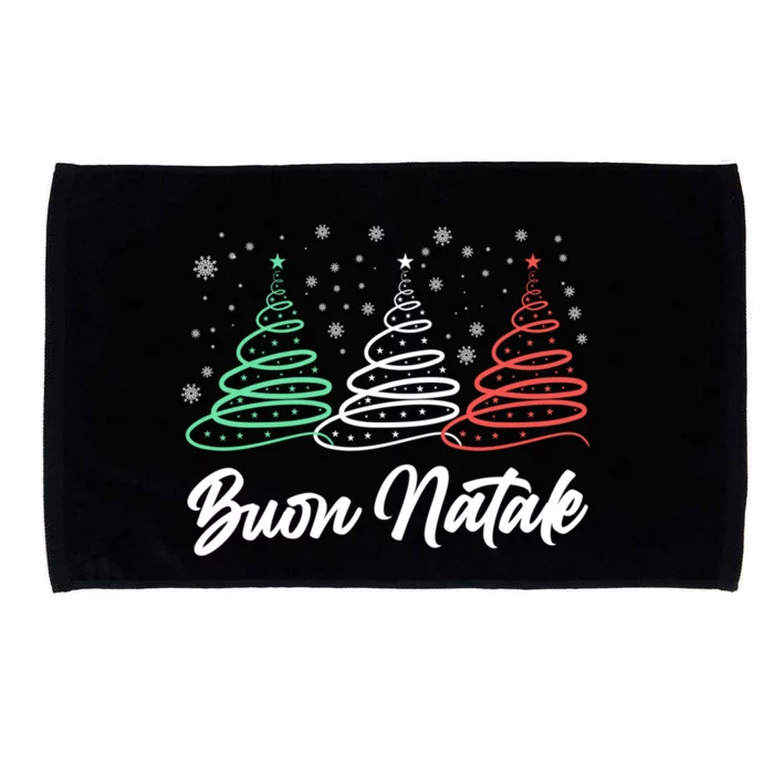 Funny Gift Buon Natale Italy Pride Xmas Holiday Italian Christmas Microfiber Hand Towel