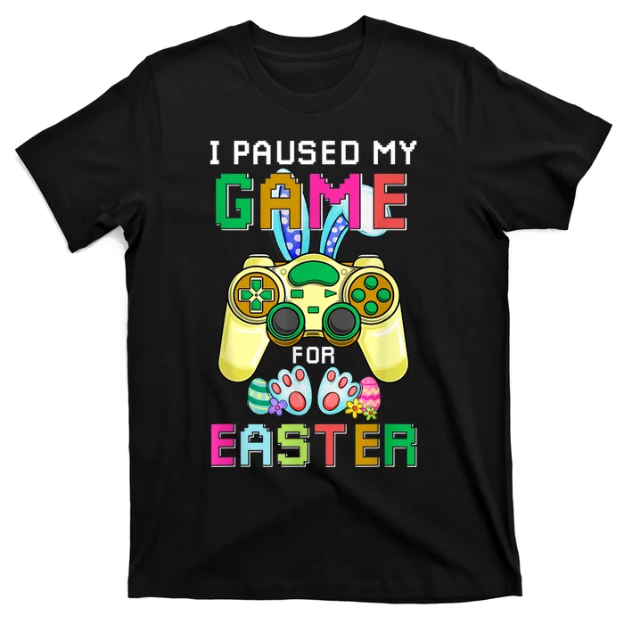 Funny Gaming Bunny Gamer Egg Easter Day T-Shirt