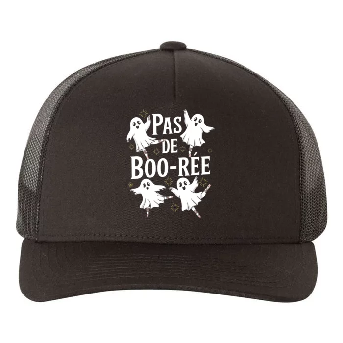 Funny Ghost Ballet Pas De Boo Halloween Dance Yupoong Adult 5-Panel Trucker Hat