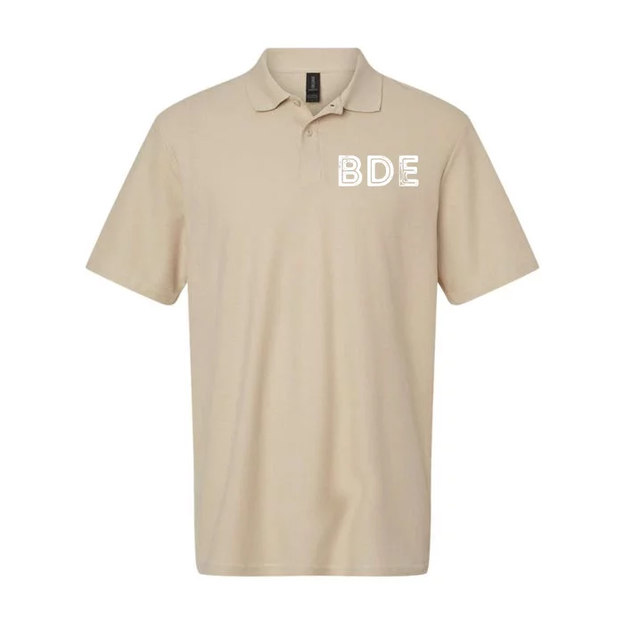 Funny Gift BDE Big Dick Energy Vintage Gift Softstyle Adult Sport Polo