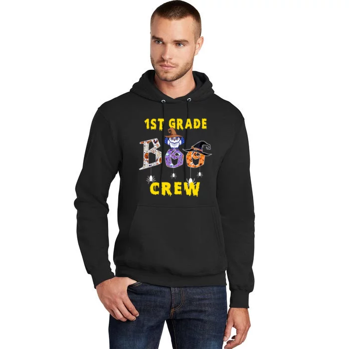 First Grade Boo Crew Teacher Student Halloween Costume Tall Hoodie