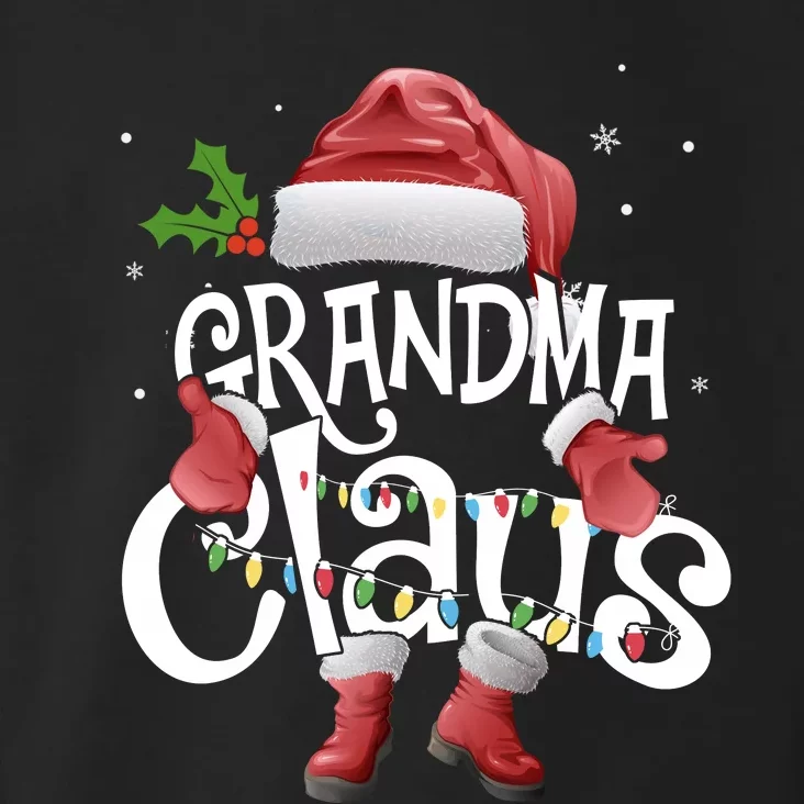 Funny Grandma Claus Christmas Pajamas Santa Hat Costume Toddler Hoodie