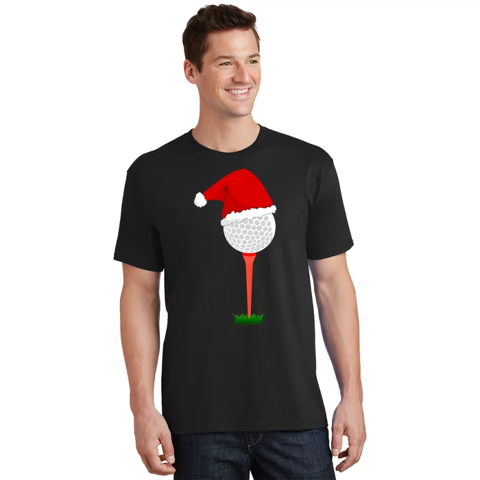 Funny Golfing Christmas Tee Holiday Golf Ball T-Shirt