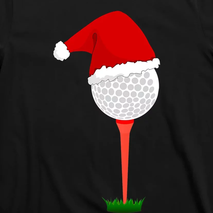 Funny Golfing Christmas Tee Holiday Golf Ball T-Shirt