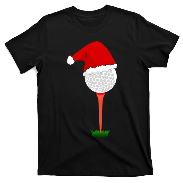 Funny Golfing Christmas Tee Holiday Golf Ball T-Shirt