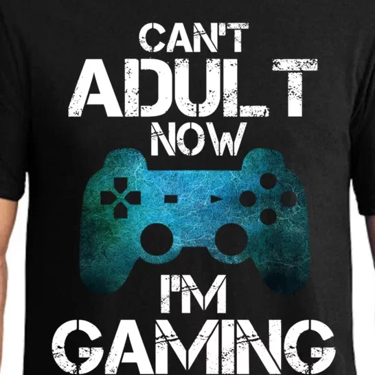 Funny Gamer CanT Adult Now IM Gaming Teens Gift Pajama Set