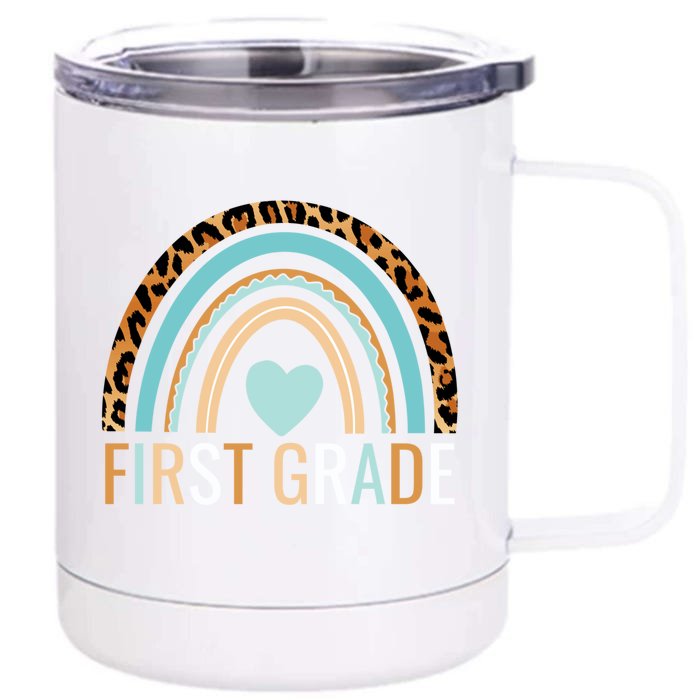 First Grade Cute Gift Front & Back 12oz Stainless Steel Tumbler Cup