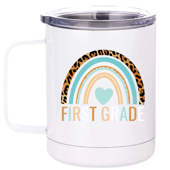 First Grade Cute Gift Front & Back 12oz Stainless Steel Tumbler Cup