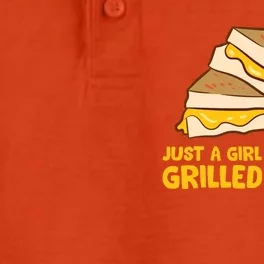 Funny Grilled Cheese Just A Who Loves Grilled Cheese Gift Dry Zone Grid Performance Polo