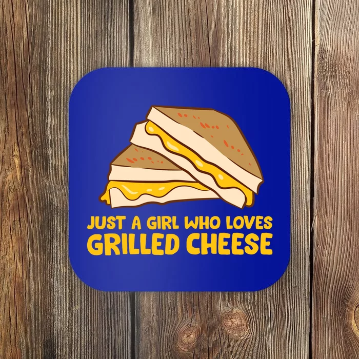 Funny Grilled Cheese Just A Who Loves Grilled Cheese Gift Coaster