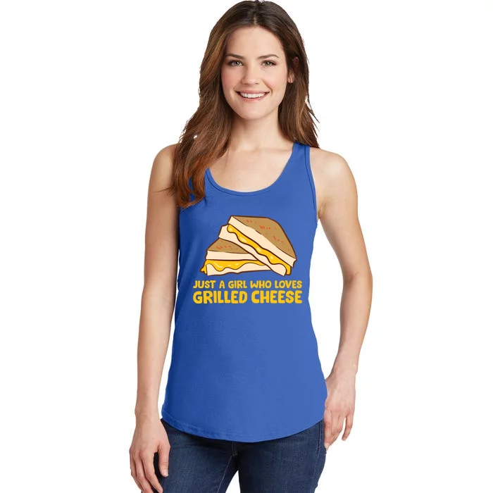 Funny Grilled Cheese Just A Who Loves Grilled Cheese Gift Ladies Essential Tank