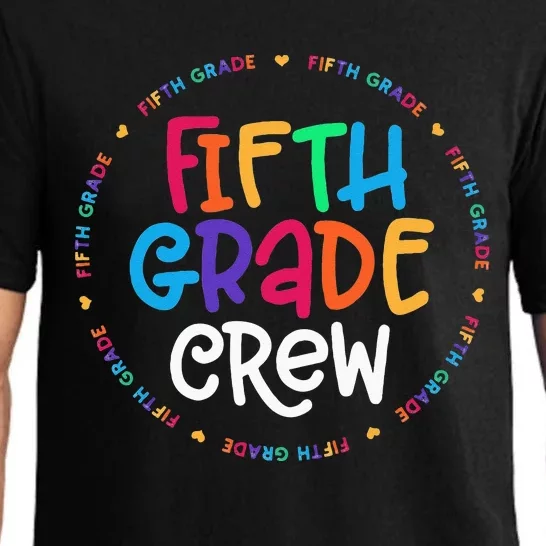 Fifth Grade Crew 5th Grade Back To School Teacher Pajama Set