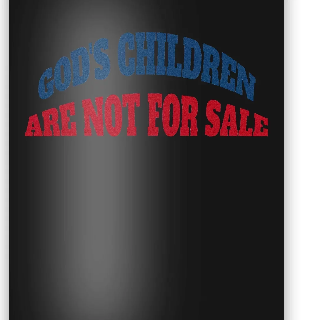 Funny God's Children Are Not For Sale USA Poster