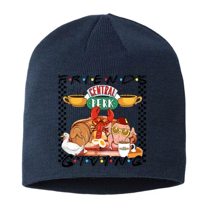 Friends Giving Central Perk Turkey Thanksgiving 8 1/2in Sustainable Knit Beanie