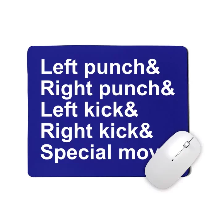 Fighting Game Controls Video Game Gift Mousepad