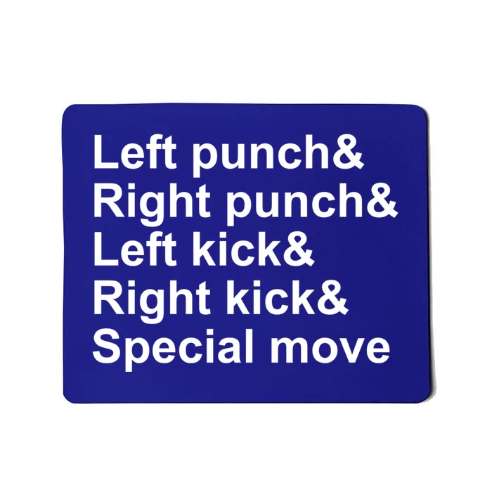 Fighting Game Controls Video Game Gift Mousepad