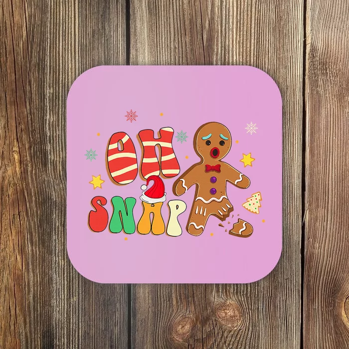 Funny Gingerbread Christmas Ornament Coaster