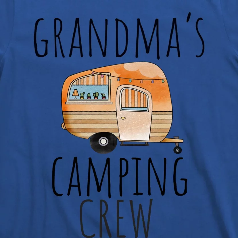 Funny Grandmas Camping Crew Holiday At Grandmas Camper Gift T-Shirt