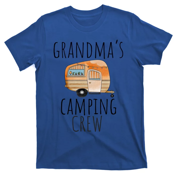 Funny Grandmas Camping Crew Holiday At Grandmas Camper Gift T-Shirt