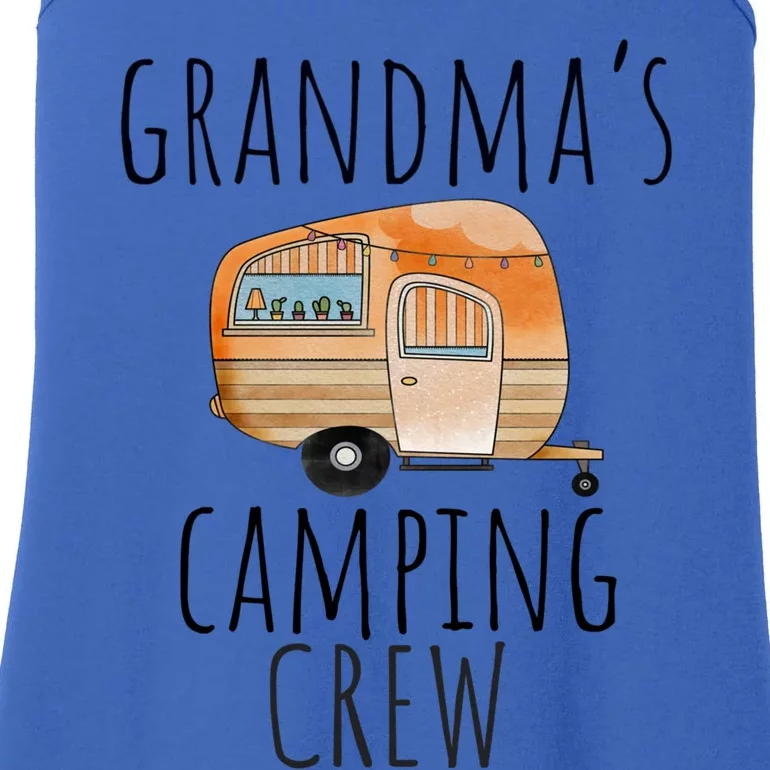 Funny Grandmas Camping Crew Holiday At Grandmas Camper Gift Ladies Essential Tank