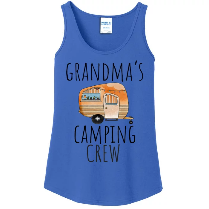 Funny Grandmas Camping Crew Holiday At Grandmas Camper Gift Ladies Essential Tank