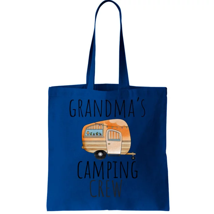 Funny Grandmas Camping Crew Holiday At Grandmas Camper Gift Tote Bag