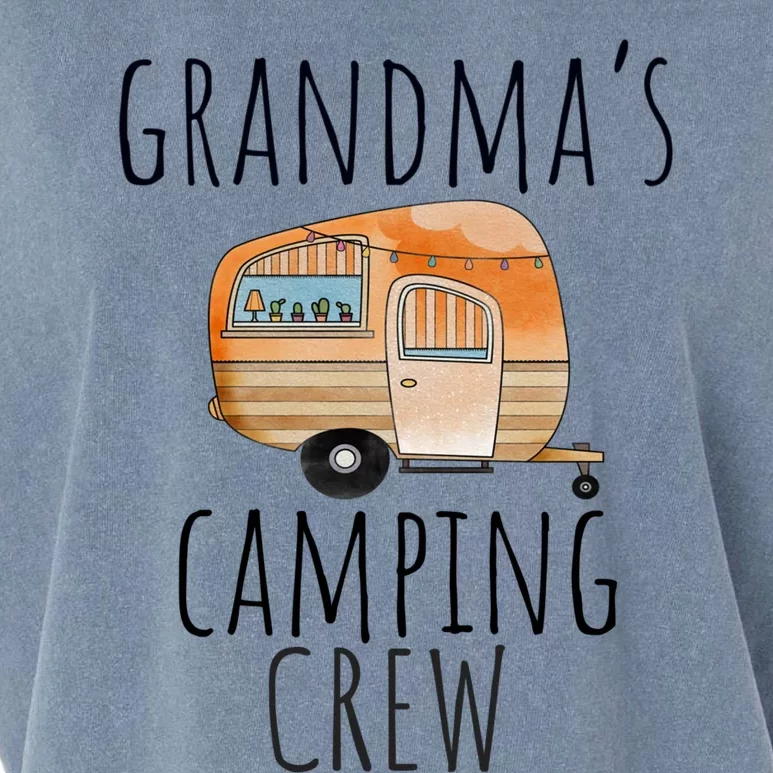 Funny Grandmas Camping Crew Holiday At Grandmas Camper Gift Garment-Dyed Women's Muscle Tee