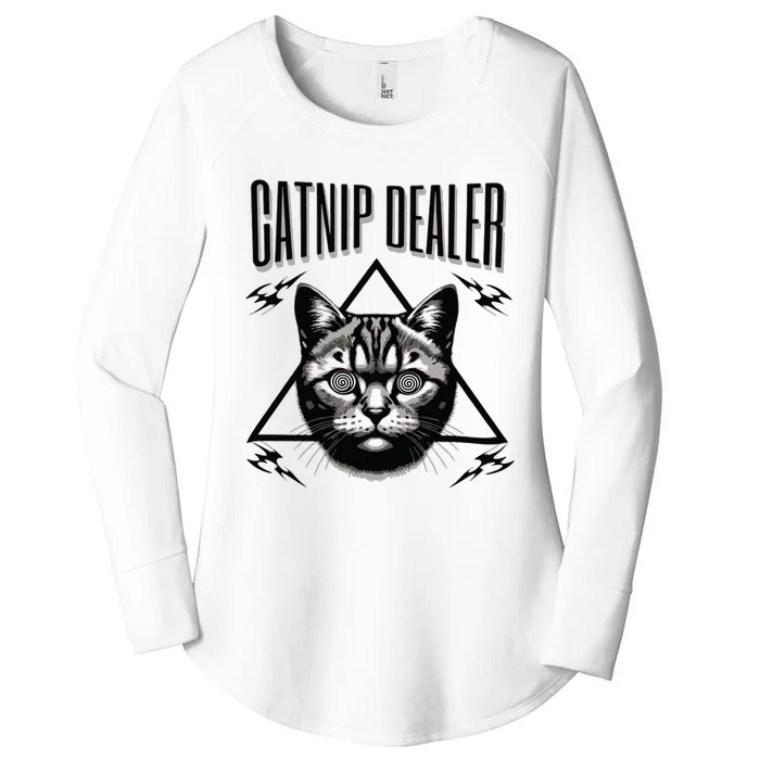 Funnycat Gifts Cat Dad Gifts Cat Lover Gift Women's Perfect Tri Tunic Long Sleeve Shirt