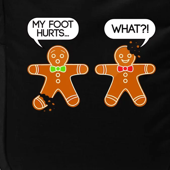 Funny Gingerbread Christmas Impact Tech Backpack