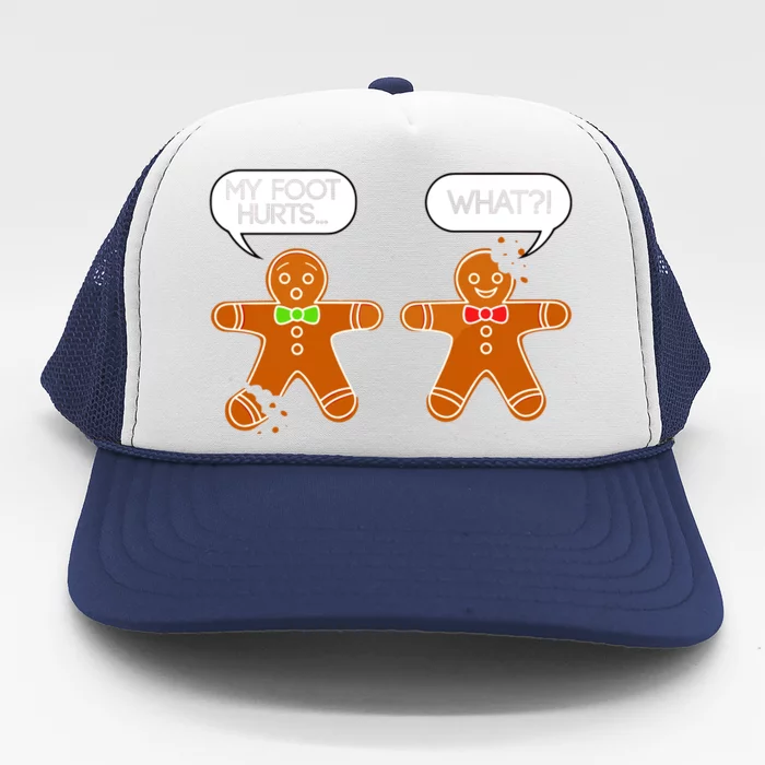 Funny Gingerbread Christmas Trucker Hat