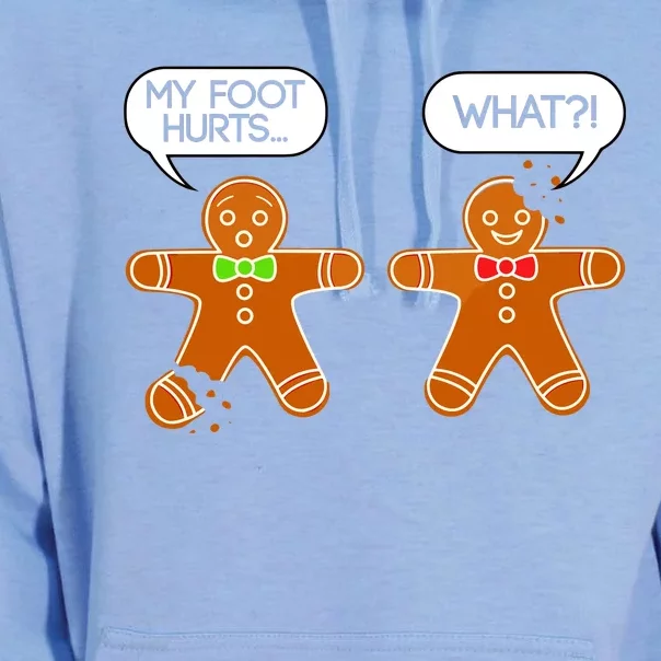 Funny Gingerbread Christmas Unisex Surf Hoodie