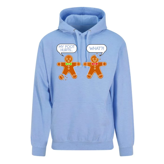 Funny Gingerbread Christmas Unisex Surf Hoodie