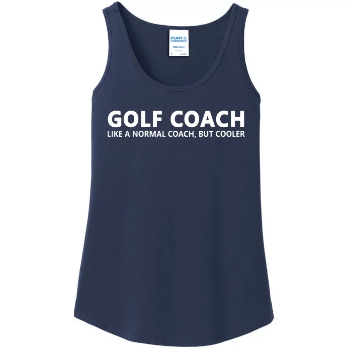 Funny Golf Coach Definition Golf Coach Ladies Essential Tank