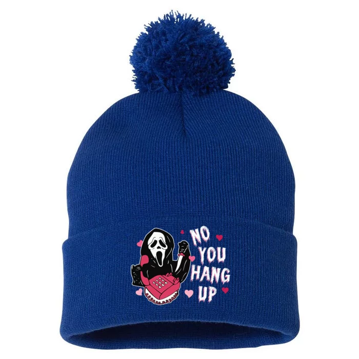 Funny Ghost Calling Halloween Costume NoYou Hang Up Pom Pom 12in Knit Beanie