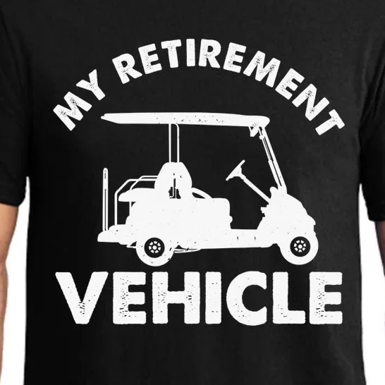 Funny Golf Cart Design For   Golfer Golf Lover Pajama Set