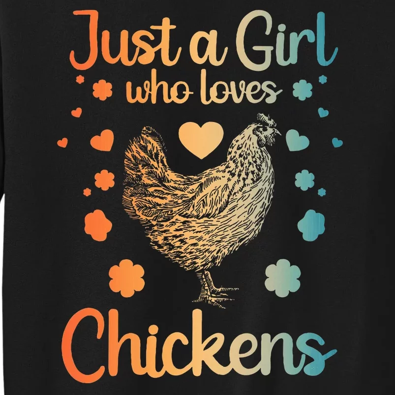 Funny Girl Chicken Design For Women Mom Chicken Lover Sweatshirt