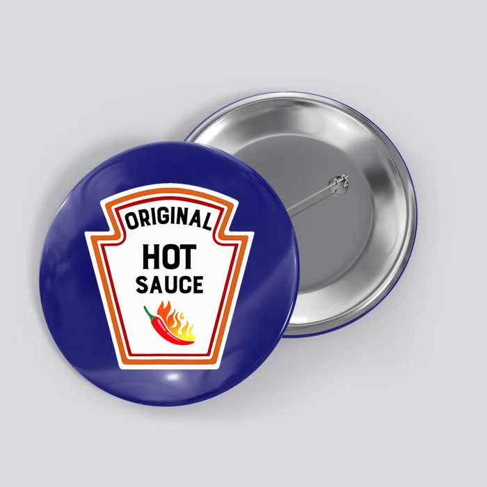 Funny Group Condiments Halloween Costume Original Hot Sauce Button