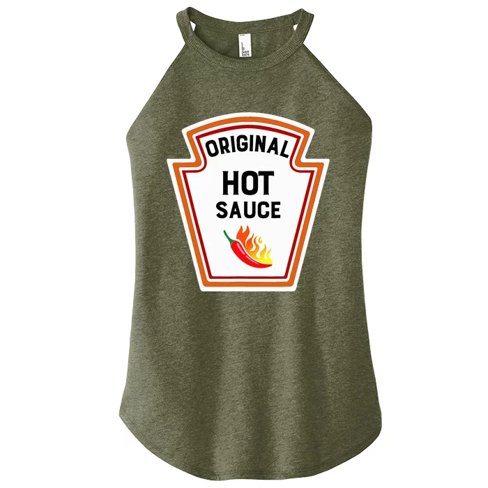 Funny Group Condiments Halloween Costume Original Hot Sauce Women’s Perfect Tri Rocker Tank