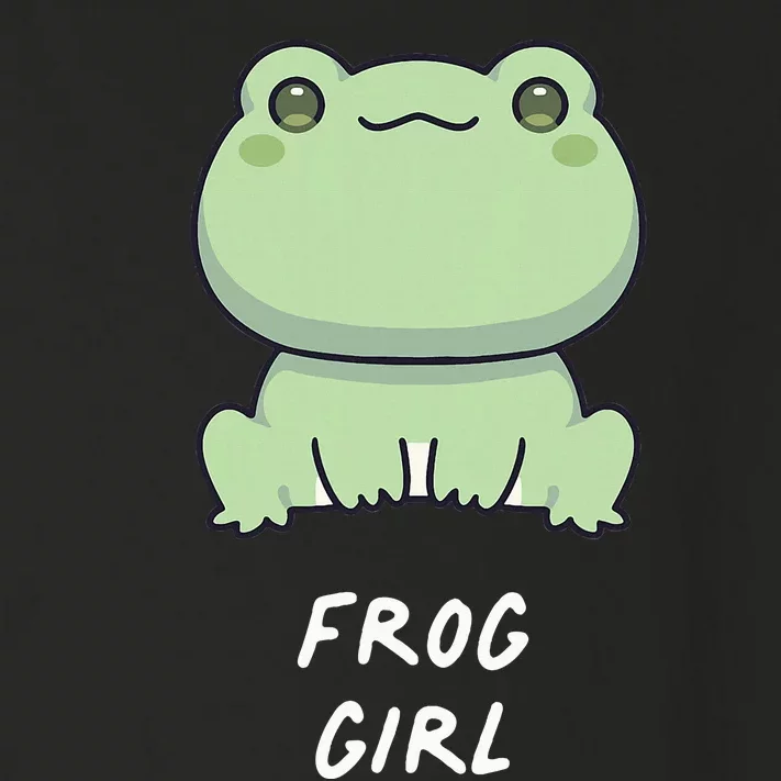 Frog Girl Cute Kawaii Anime Aesthetic Family Ambhibian Lover Toddler Long Sleeve Shirt